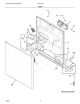 5304535552 FRIGIDAIRE Dishwasher Door Assembly